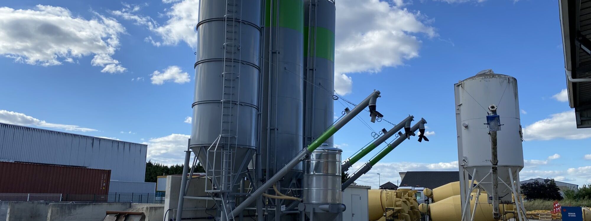 SILO STOCKAGE_6 2000X750 | New Chape Notre unité de stockage de ciment et anhydrite Colmar